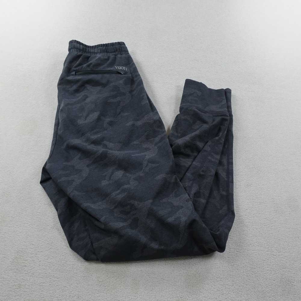 Vuori Sunday Performance Joggers Pants Mens Small Gray Camo Athletic Gym